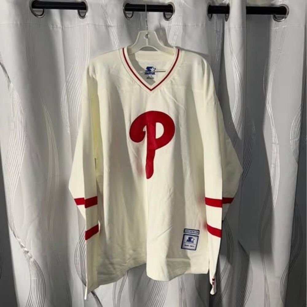 Vintage Starter Philadelphia Phillies Long Sleeve Shirt